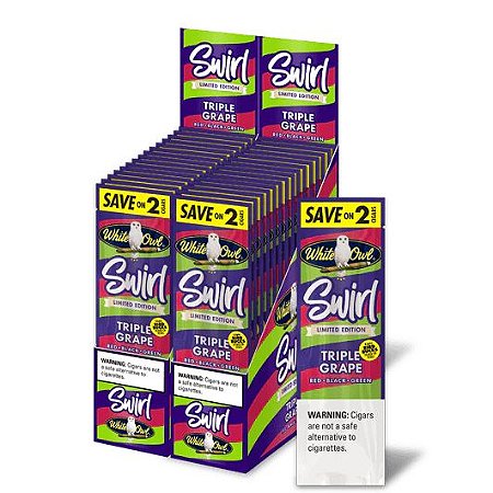 Seda Blunt White Owl Swirl Triple Grape - Orange House Store - A maior ...