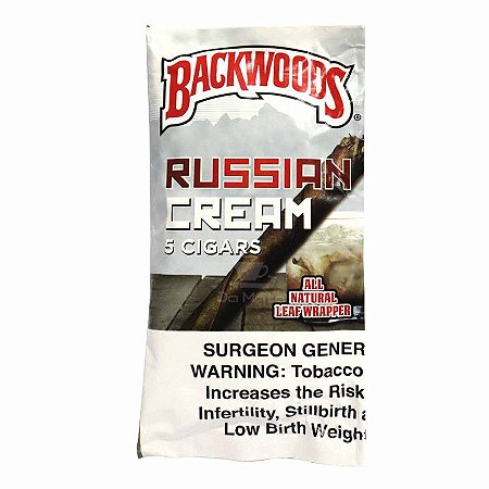 Blunt Backwoods Russian Cream com 5un