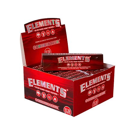 Seda Elements Red Connoisseur King Size + Filtros
