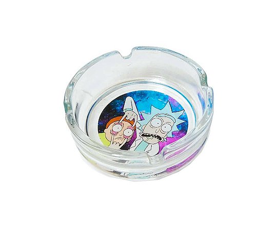 Cinzeiro de vidro rick and morty