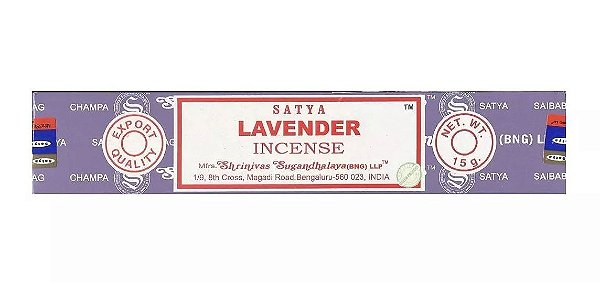 Incenso Satya Lavander