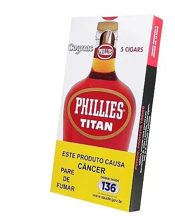 Charuto Phillies Titan Cognac