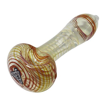 Pipe Squadafum Glass Spoon Outside Vermelho 1003