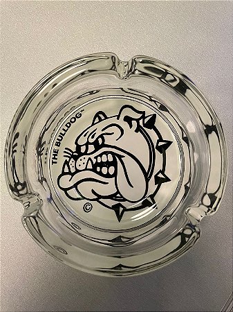 Cinzeiro de Vidro The Bulldog Logo Preto
