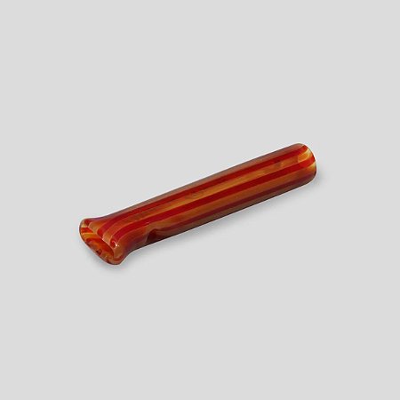 Piteira De Vidro Bho Glass Vac-Stak Drop Fogo