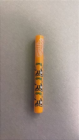 Piteira de vidro Collab Orange House Longa FullPrint Modelo 3 6mm