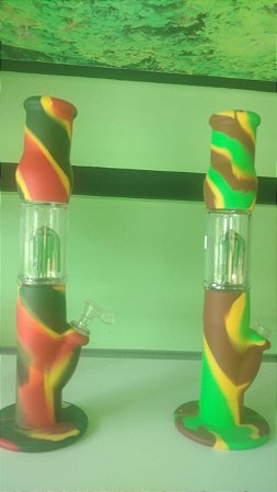Bon065 - Bong Silicone Percolator Grande