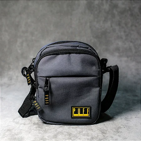 New Puff Shoulder Bag  - Cinza