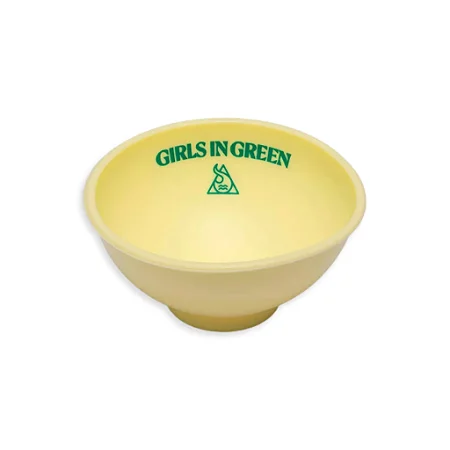 Cuia De Silicone Girls In Green - Amarelo