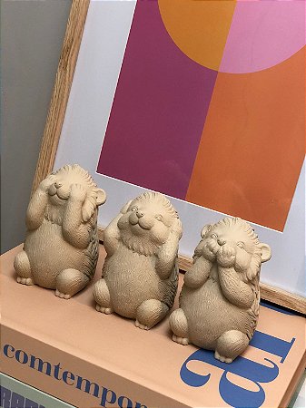 Trio de ouriços
