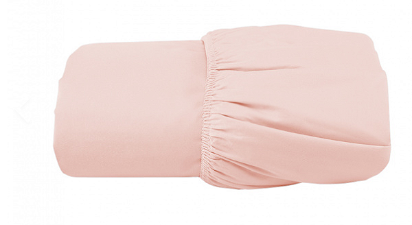 Lençol elast casal rosa
