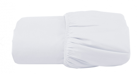 Lençol elastico branco solteir
