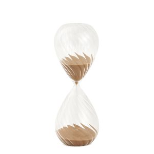 Ampulheta 30 minutos areia marrom
