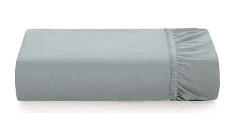 Lençol elast casal azul