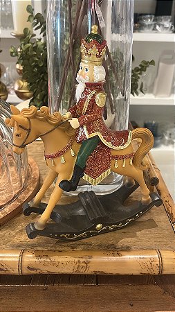 Cavalo quebra nozes 29cm