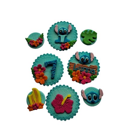 Apliques de Pasta Americana - Stitch