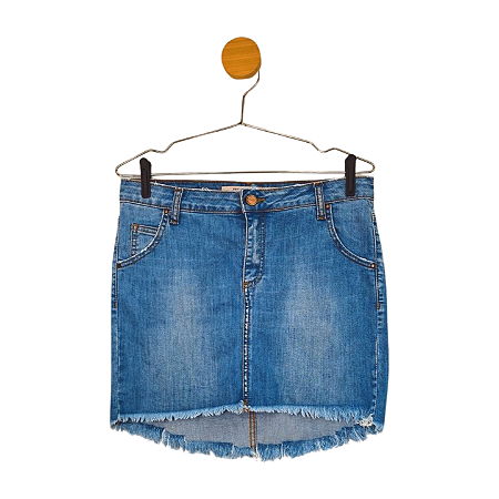 Saia ZARA Jeans Claro M/P