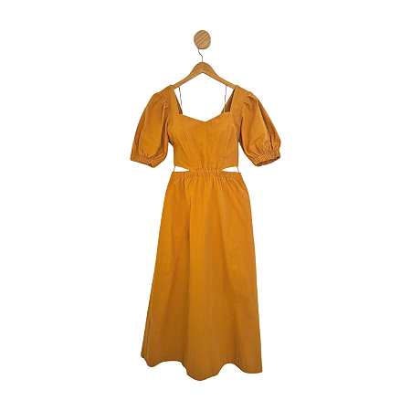 Vestido French Mostarda P