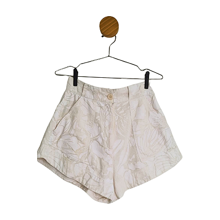 Short Animale Branco 36