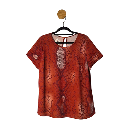 Blusa Luzia Fazzolli Laranja 42