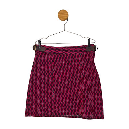 Saia Le Lis Blanc Preto e Rosa G