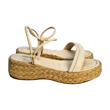 Sandália Oneself Off White 38