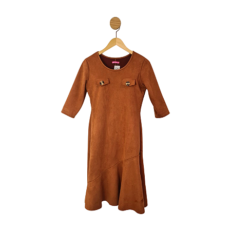 Vestido Di Alecca Marrom G