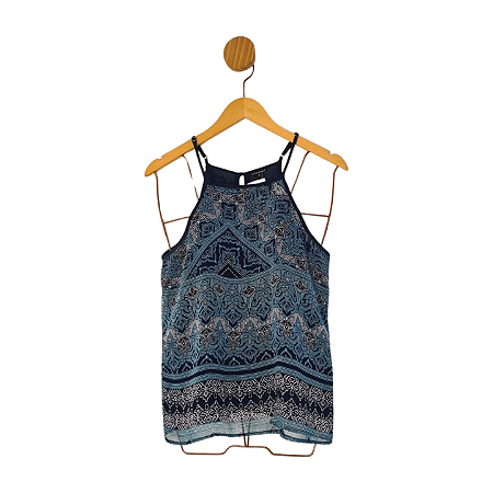 Blusa Le Lis Blanc Azul Marinho M