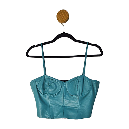 Top ZARA Turquesa M