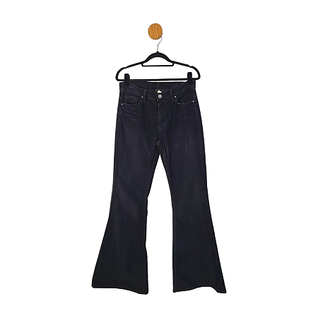 Calça 7 for All Jeans Preta 42/40