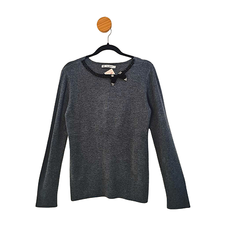 Sweater Luzia Fazzolli Cinza 44