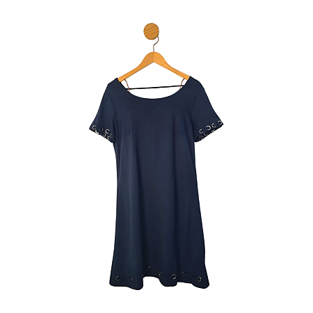 Vestido Arestta Azul Marinho G