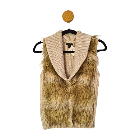 Colete Ann Taylor Bege PP