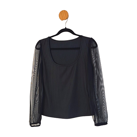 Blusa Shein Preta M/G