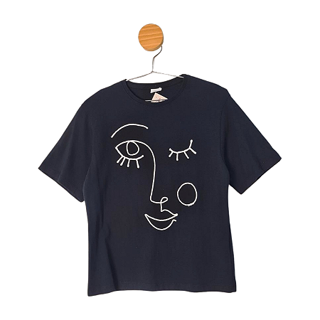 Camiseta ZARA Preta P