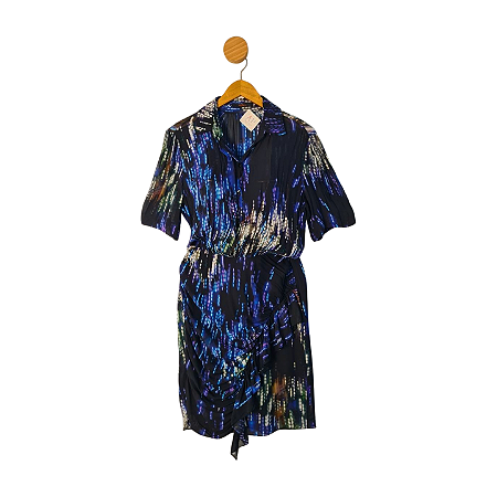 Vestido Animale Azul 38