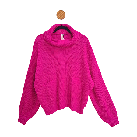 Sweater Canellado Pink M/G
