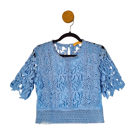 Blusa Miss Fashion Azul P