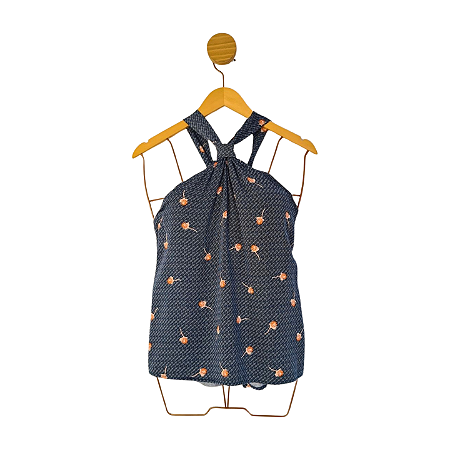 Blusa Maria Filó Azul G