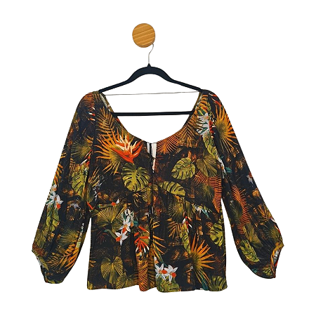 Blusa Cantão Preta P