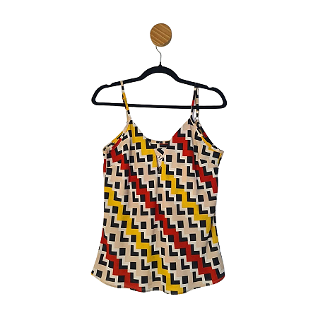 Blusa Vermelha e Amarela M