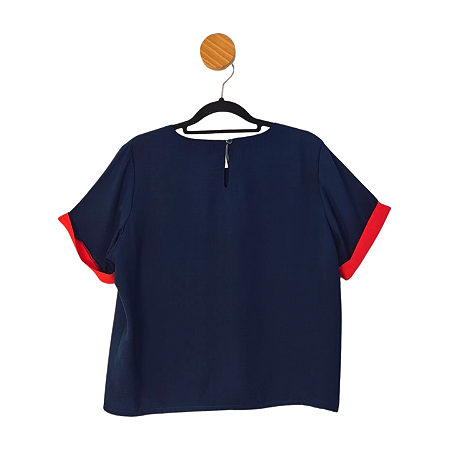 Blusa Girraz Azul Marinho G