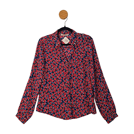 Camisa AK Azul e Vermelho 40