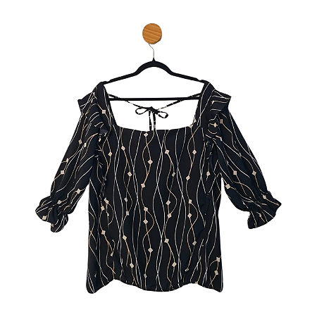 Blusa Verdam Preta G1
