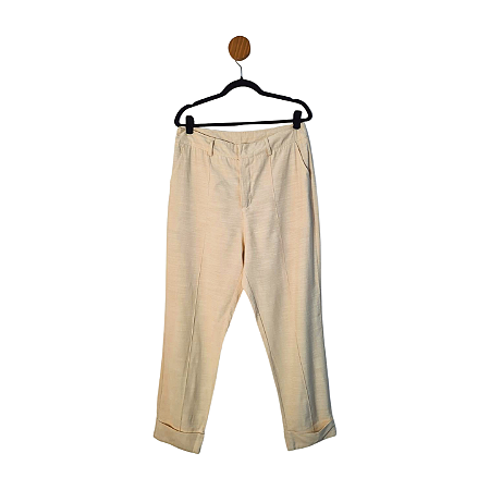Calça Acolá Bege 42