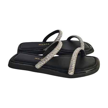 Sandália Milano Preta 39