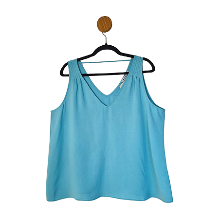 Blusa Cortelle Azul GG