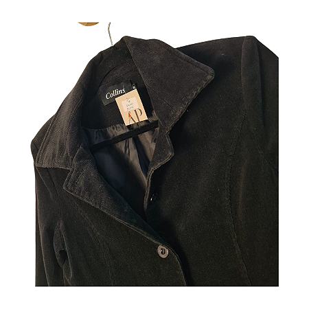 Sobretudo Collins Preto 40