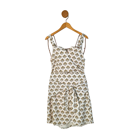 Conjunto All Side Branco e Amarelo 42