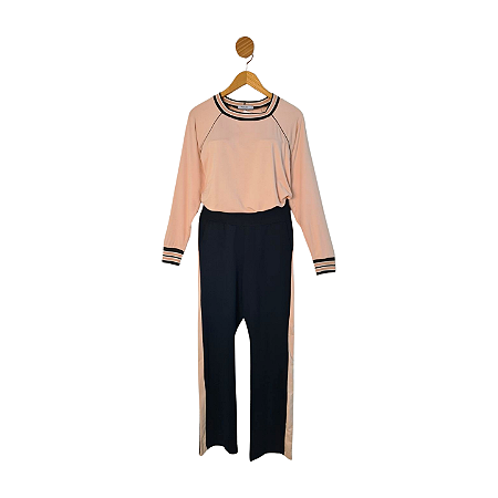 Conjunto Mon Clos Preto e Rose P